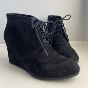 Black Suede Booties
